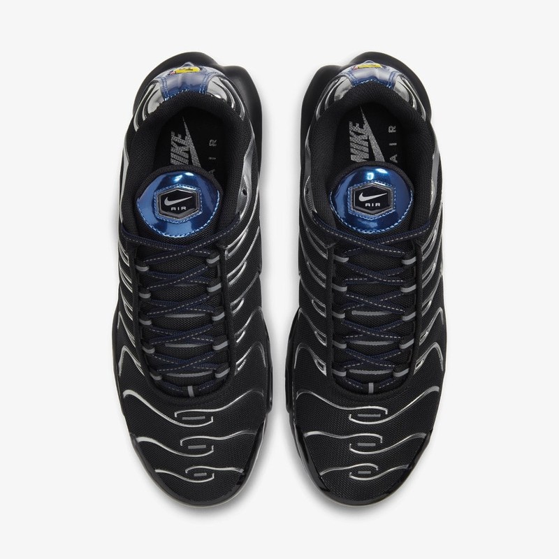 nike air max plus metallic blue